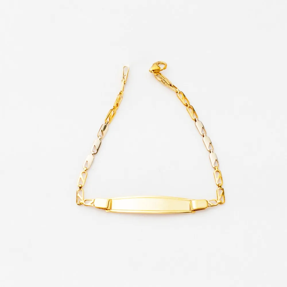 9K Χρυσό Βραχιόλι Ταυτότητα TT497KK1