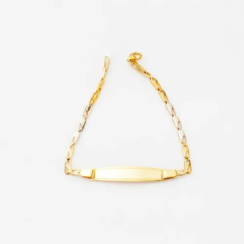 9K Χρυσό Βραχιόλι Ταυτότητα TT497KK1