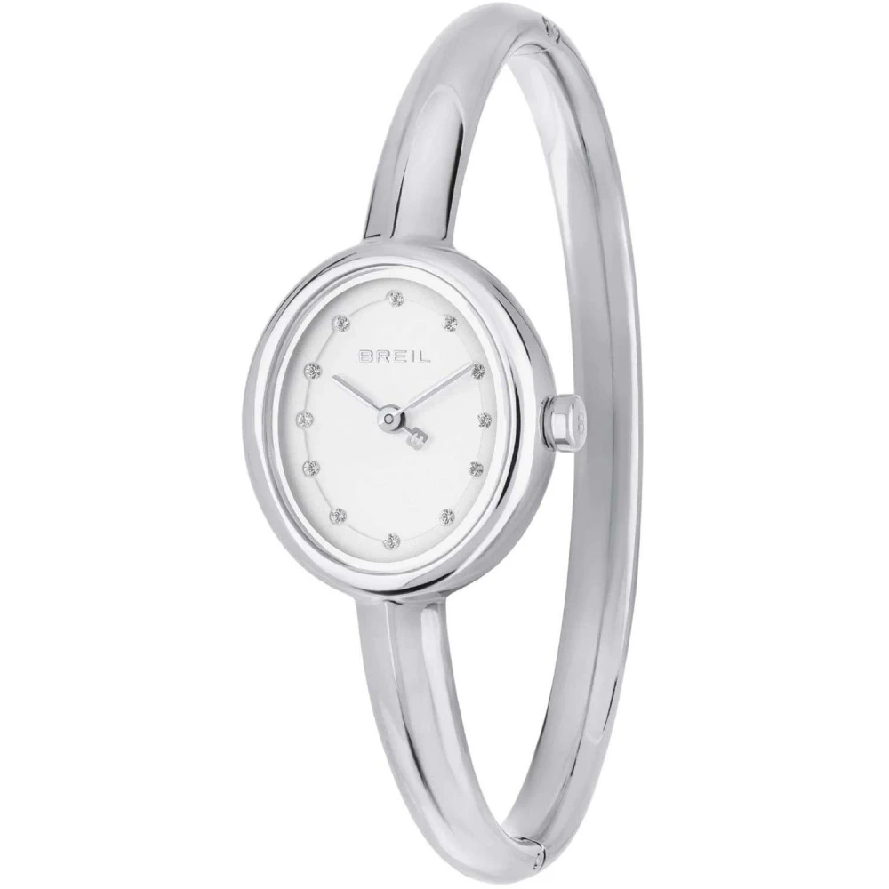 BREIL Hoops με Ασημί Μπρασελέ από Ανοξείδωτο Ατσάλι TW2054