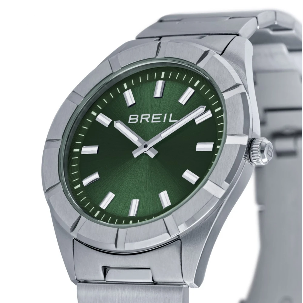 BREIL B 12 H με Ασημί Μπρασελέ από Ανοξείδωτο Ατσάλι TW2075
