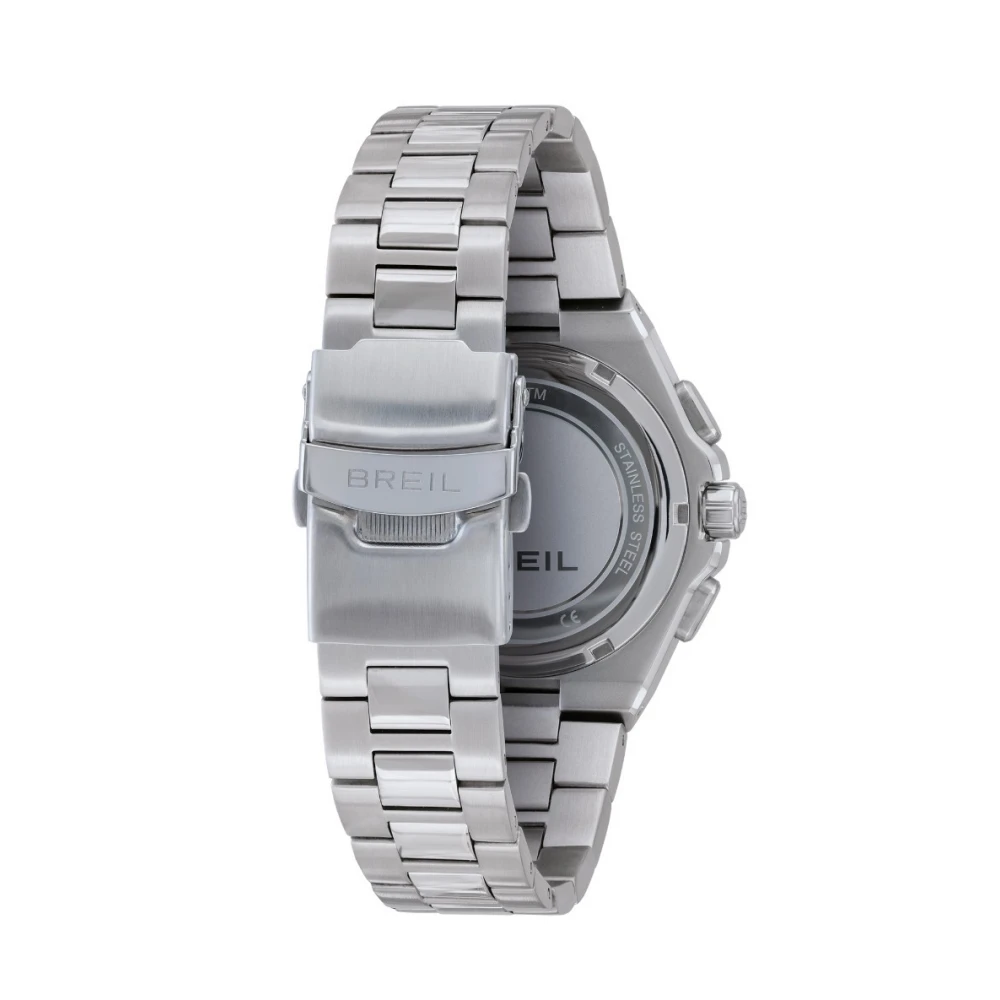 BREIL Apex Χρονογράφος με Ασημί Μπρασελέ από Ανοξείδωτο Ατσάλι TW2111