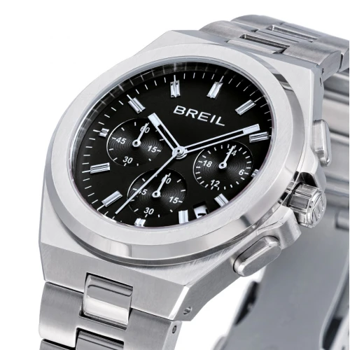 BREIL Apex Χρονογράφος με Ασημί Μπρασελέ από Ανοξείδωτο Ατσάλι TW2111