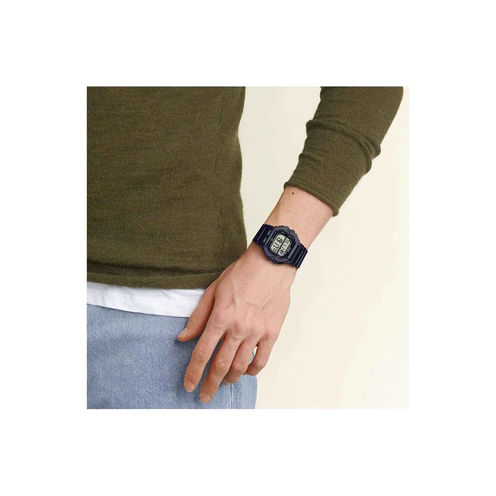 CASIO Collection Black Rubber Strap WS-1400H-1AVEF