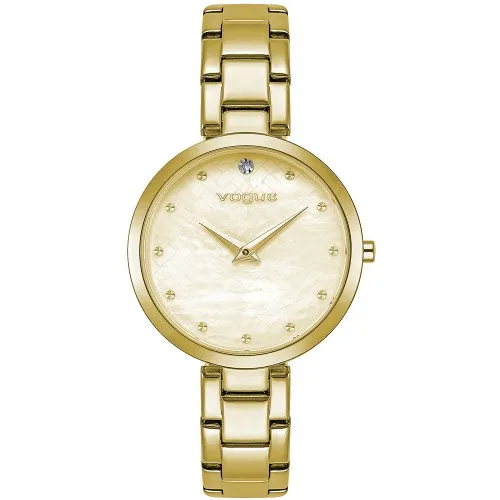 VOGUE Casablanca Crystals Gold Stainless Steel Bracelet 813541