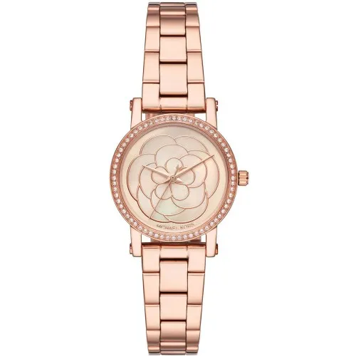 MICHAEL KORS Norie Crystals Rose Gold Stainless Steel Bracelet MK3892