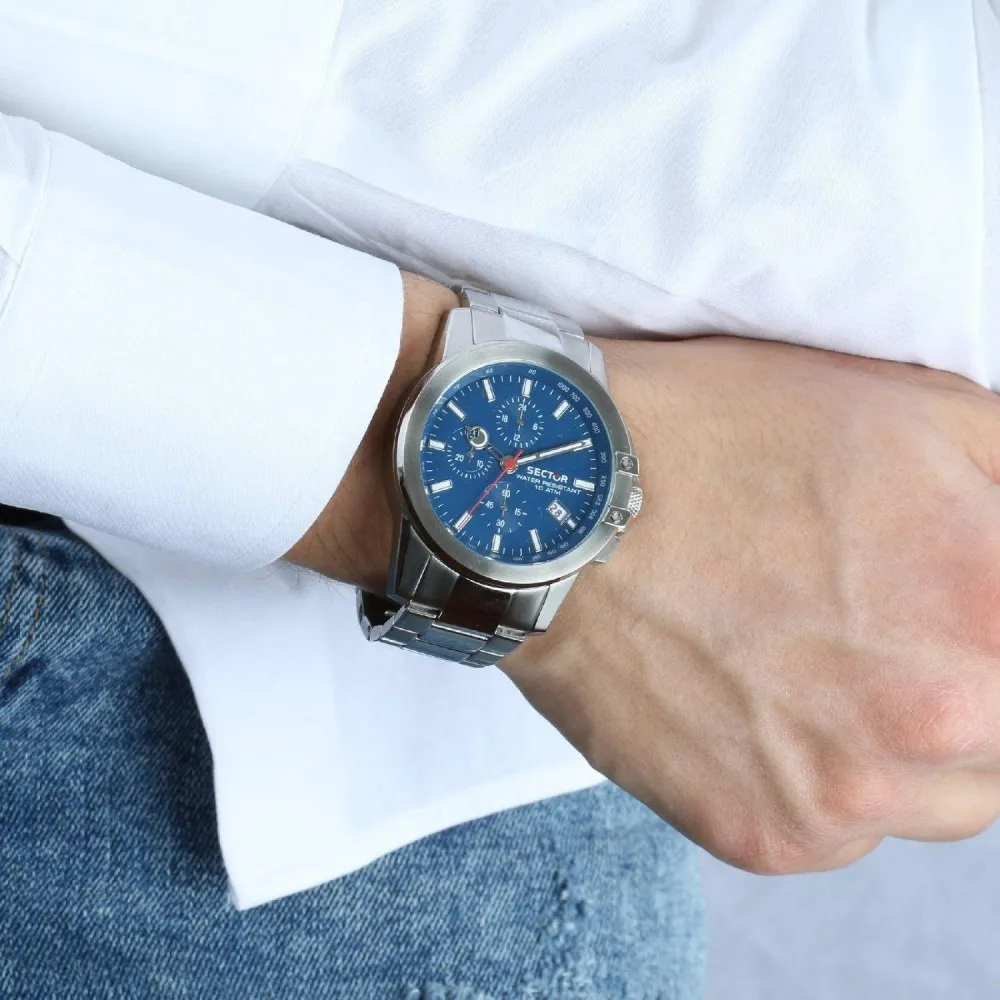 SECTOR 480 Chronograph Stainless Steel Bracelet R3273797004