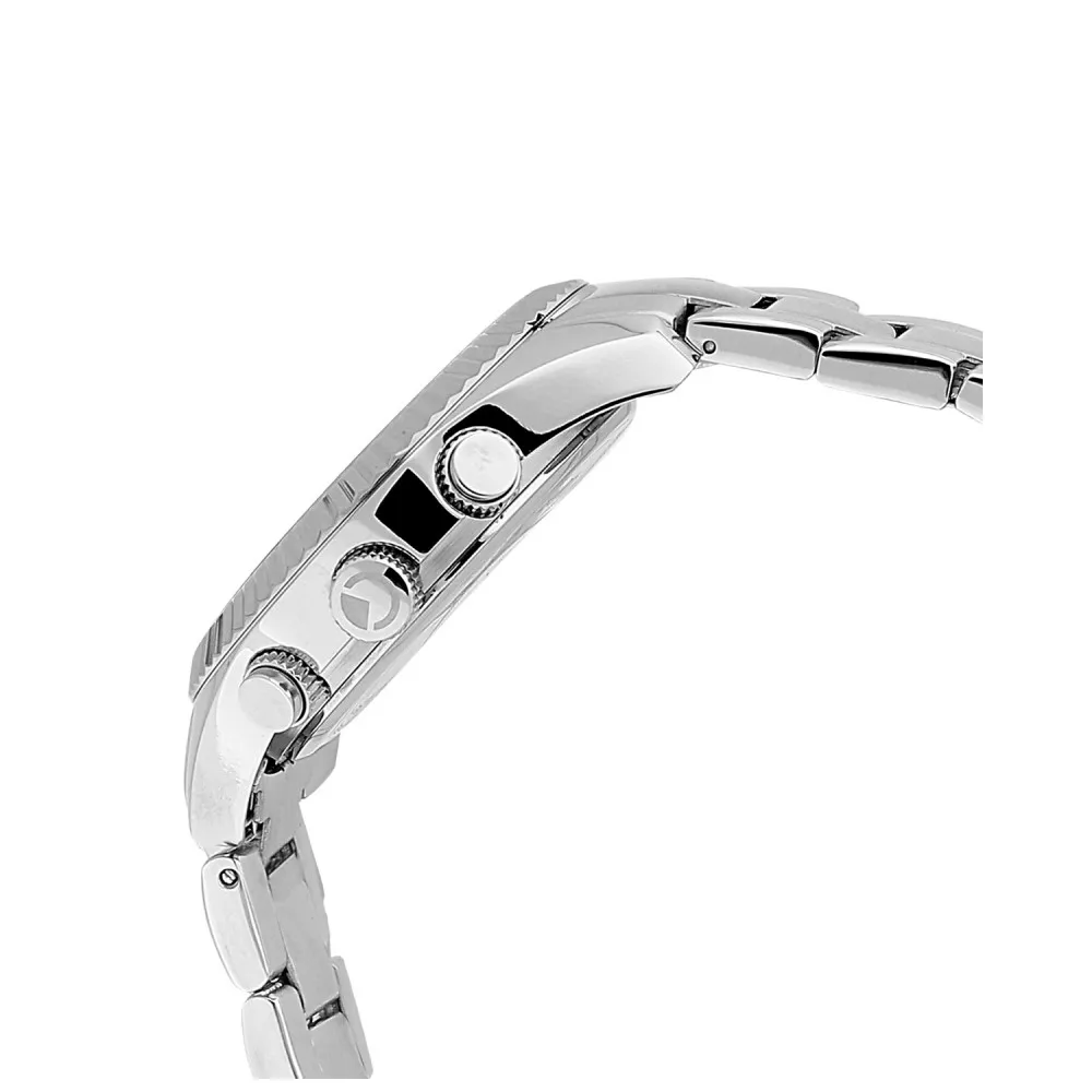SECTOR 240 Dual Time Silver Stainless Steel Bracelet R3253240007
