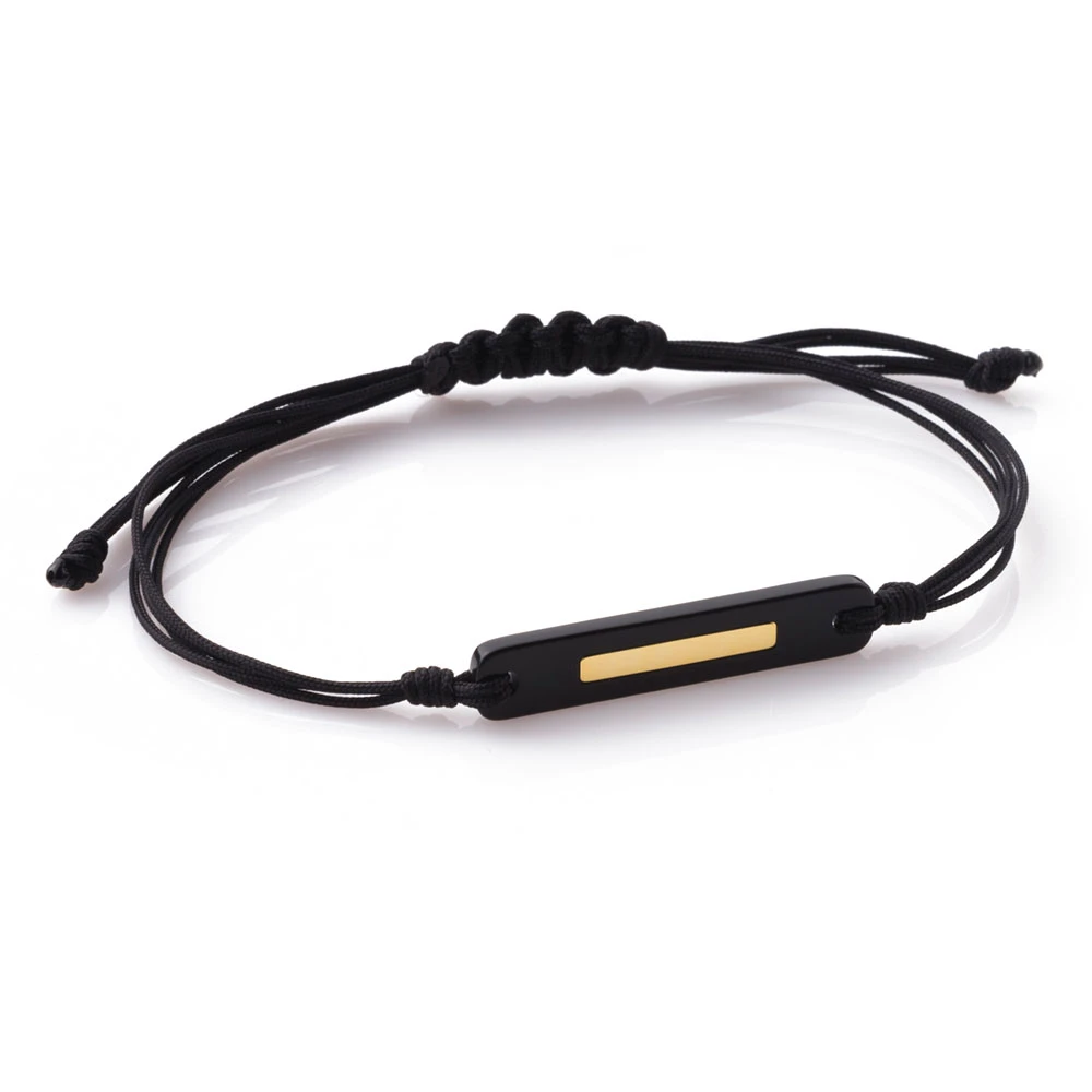 Rockman, 14K Χρυσό Bραχιόλι Αντρικό Μακραμέ XB461500