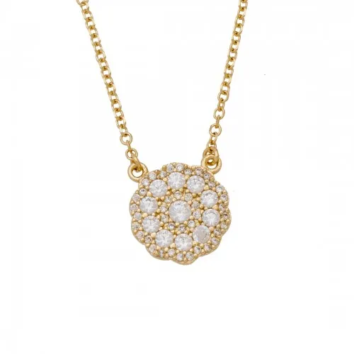 14K Χρυσό Κολιέ Με Ζιργκόν ZAX2436A