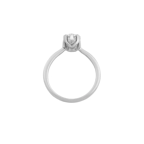 18K Μονόπετρο Δαxτυλίδι Αρραβώνων με Οικολογικό Lab Grown Διαμάντι ZL1761