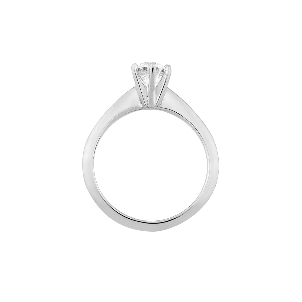 18K Μονόπετρο Δαxτυλίδι Αρραβώνων με Οικολογικό Lab Grown Διαμάντι ZL2041