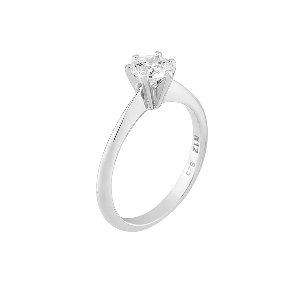 18K Μονόπετρο Δαxτυλίδι Αρραβώνων με Οικολογικό Lab Grown Διαμάντι ZL2041