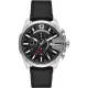 DIESEL Baby Chief Chronograph Black Leather Strap DZ4592