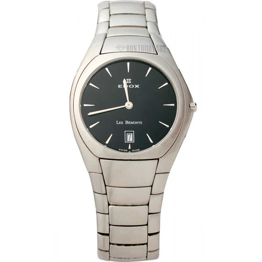EDOX Les Bemonts Ultraflat Classic Stainless Steel Bracelet 27001
