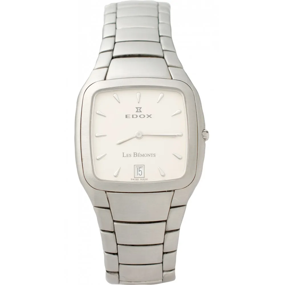 EDOX Les Bemonts Ultraflat Classic Stainless Steel Bracelet 27005.3B