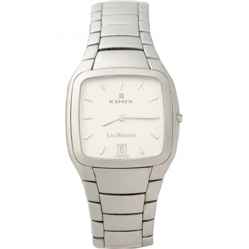 EDOX Les Bemonts Ultraflat Classic Stainless Steel Bracelet 27005.3B