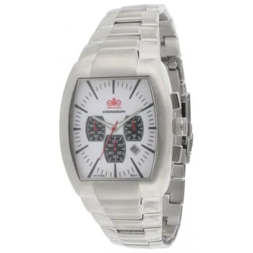 ELITE Chronograph Stainless Steel Bracelet E60033-001