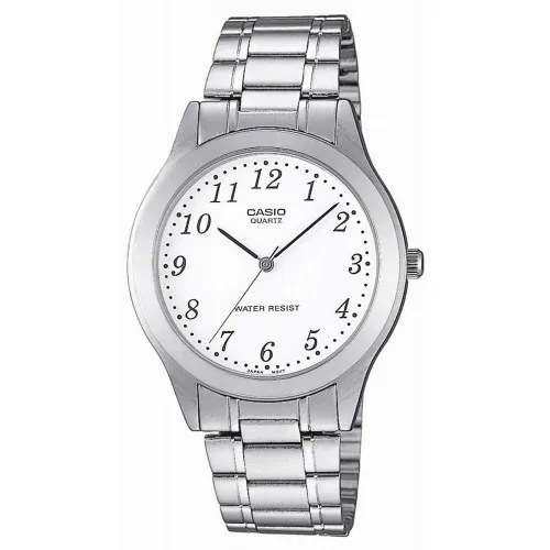 CASIO Collection με Ασημί Μπρασελέ από Ανοξείδωτο Ατσάλι MTP-1128PA-7BEF