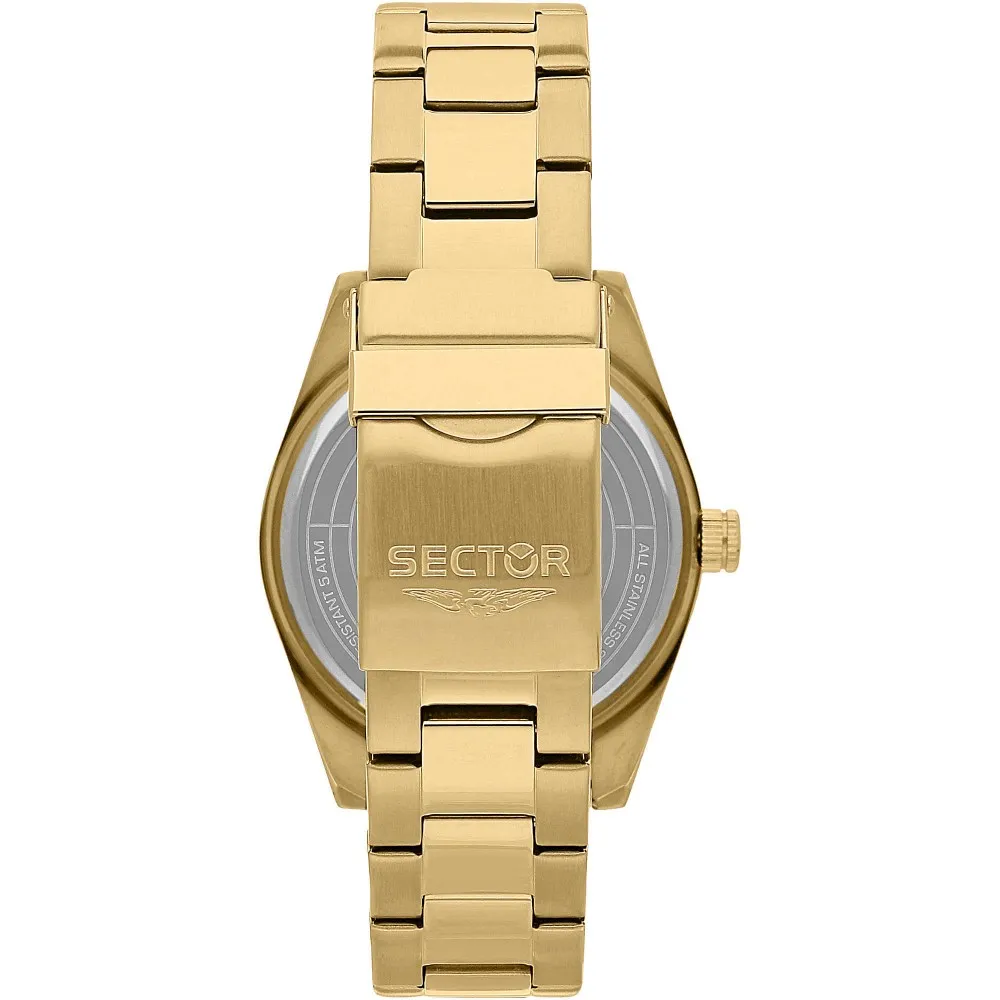 SECTOR 240 Chronograph Gold Stainless Steel Bracelet R3253240026