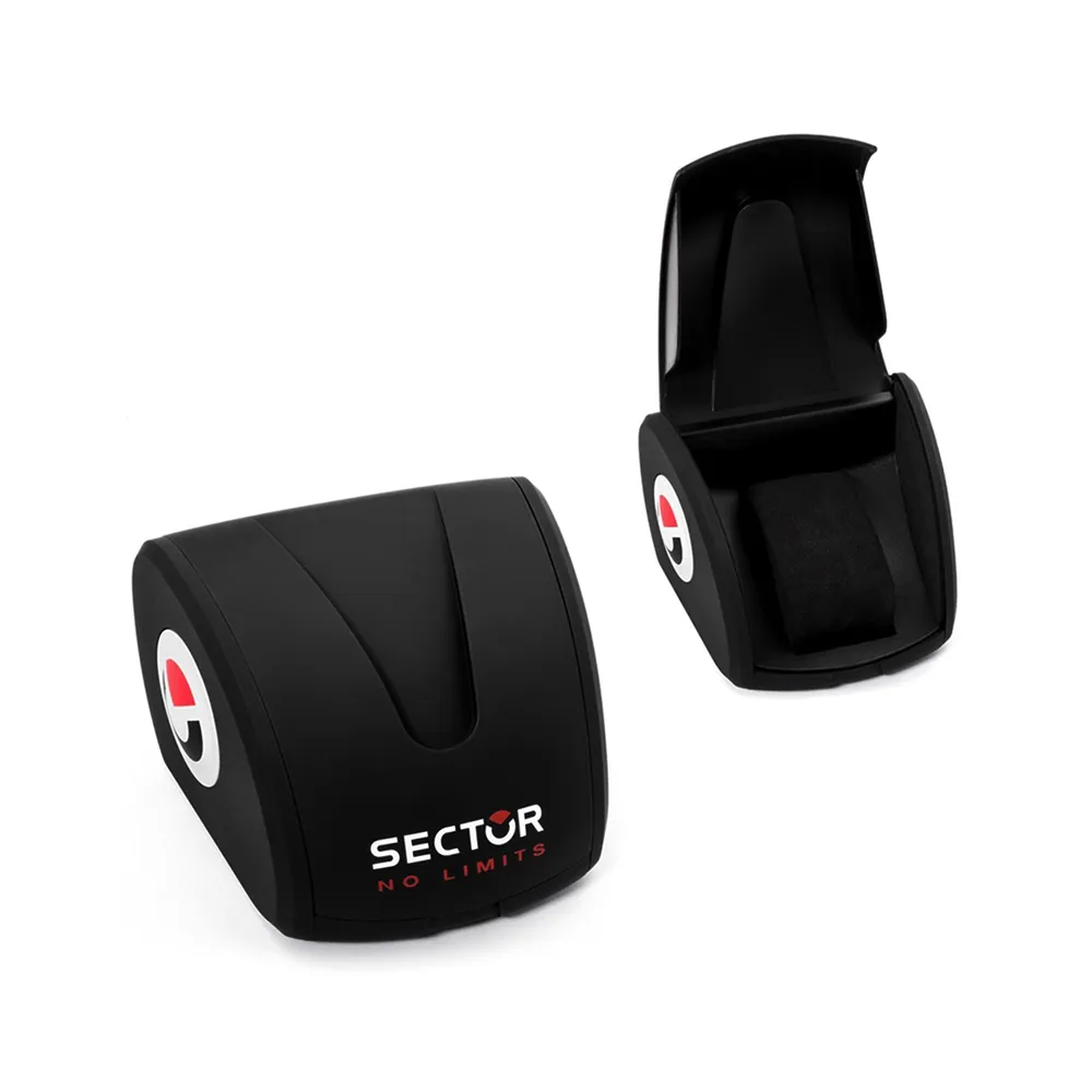 SECTOR 240 Dual Time Silver Stainless Steel Bracelet R3253240007