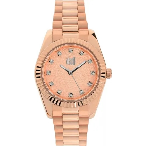 VISETTI City Link Series Stainless Steel Bracelet ZE-499RR