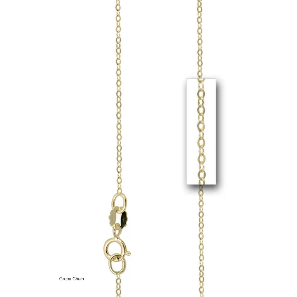 9Κ Χρυσός Σταυρός Δύο τόνων ST129AN