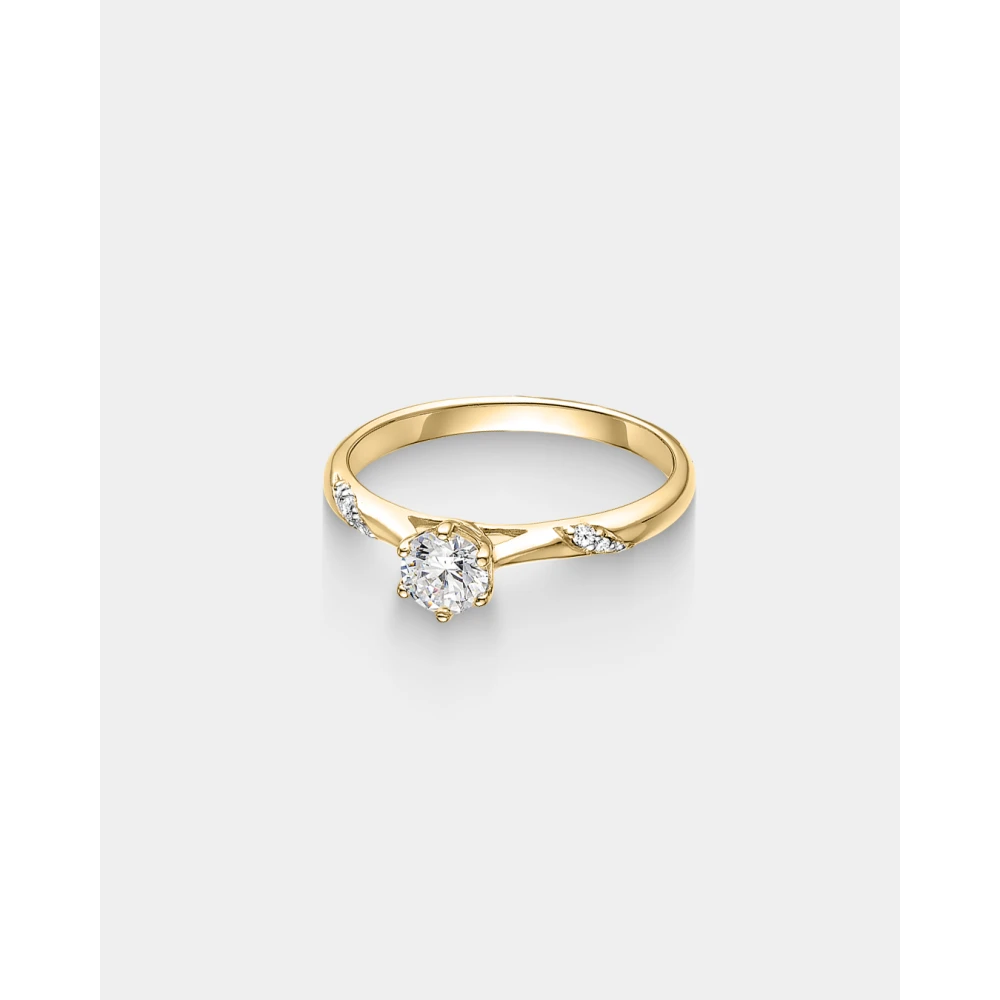 VOGUE 925 Ασήμι Δαχτυλίδι Επιχρυσωμένο με Ζιργκόν 20171302111