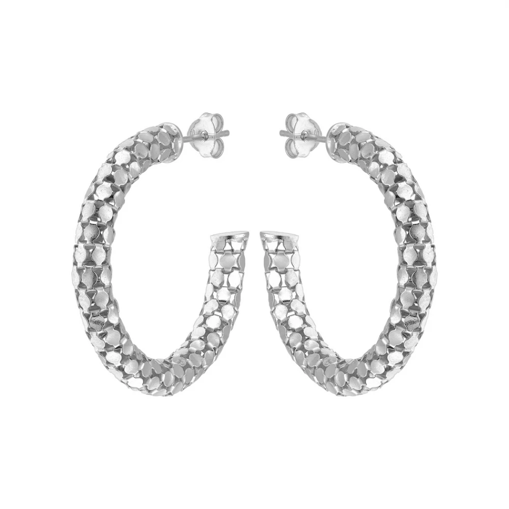 VOGUE Σκουλαρίκια 925 Ασήμι, Κρίκοι, 20172271203