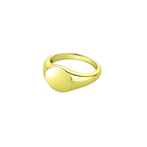 VOGUE 925 Ασήμι Επιχρυσωμένο Δαχτυλίδι τύπου Chevalier 20172602101