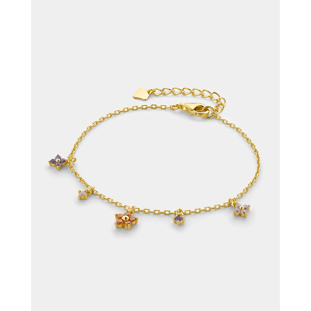 VOGUE 925 Ασήμι Βραχιόλι Επιχρυσωμένο με Πολύχρωμα Ζιργκόν 20172766391