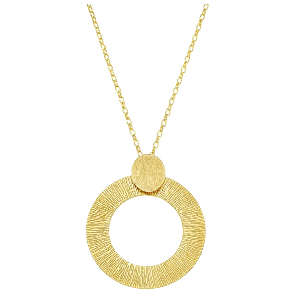 VOGUE 925 Ασήμι Κολιέ Επιχρυσωμένο με Κρίκους 20174505401