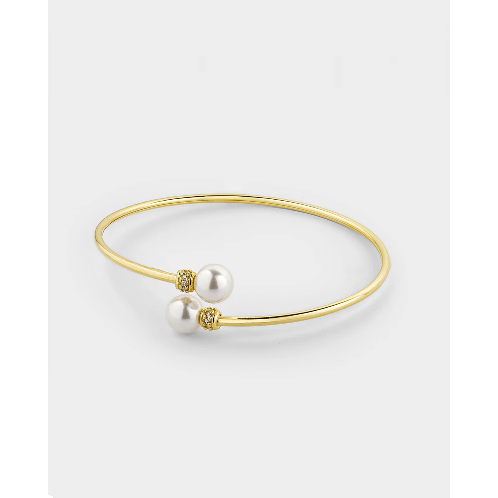 VOGUE 925 Ασήμι Χειροπέδα Επιχρυσωμένη με Πέρλα 20175372341