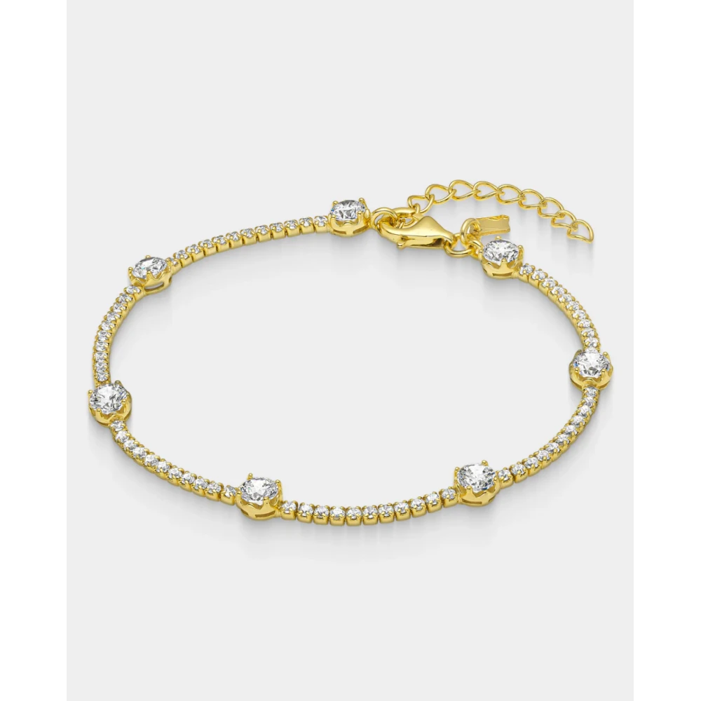 VOGUE 925 Ασήμι Βραχιόλι Επιχρυσωμένο με Ζιργκόν 20175417311