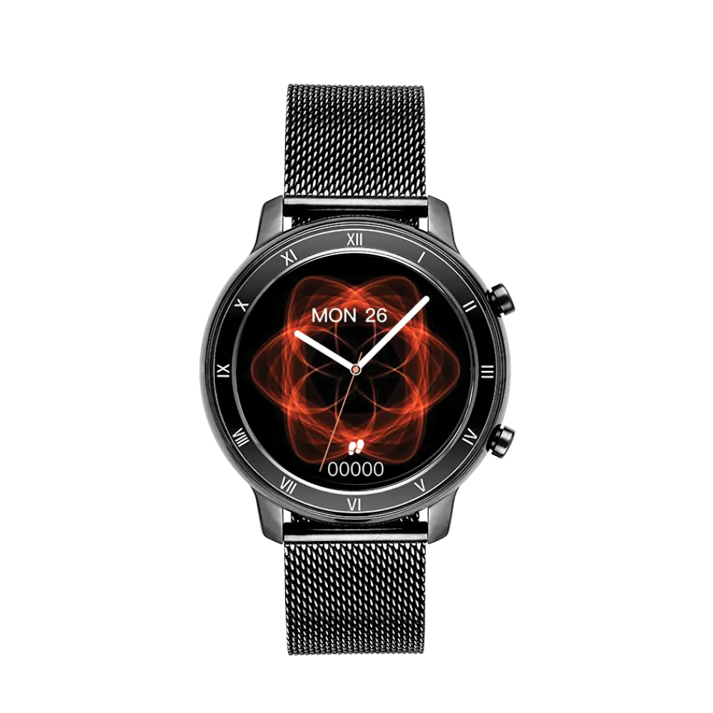 VOGUE Callisto Smartwatch Amoled Black Stainless Steel Bracelet 2020450191