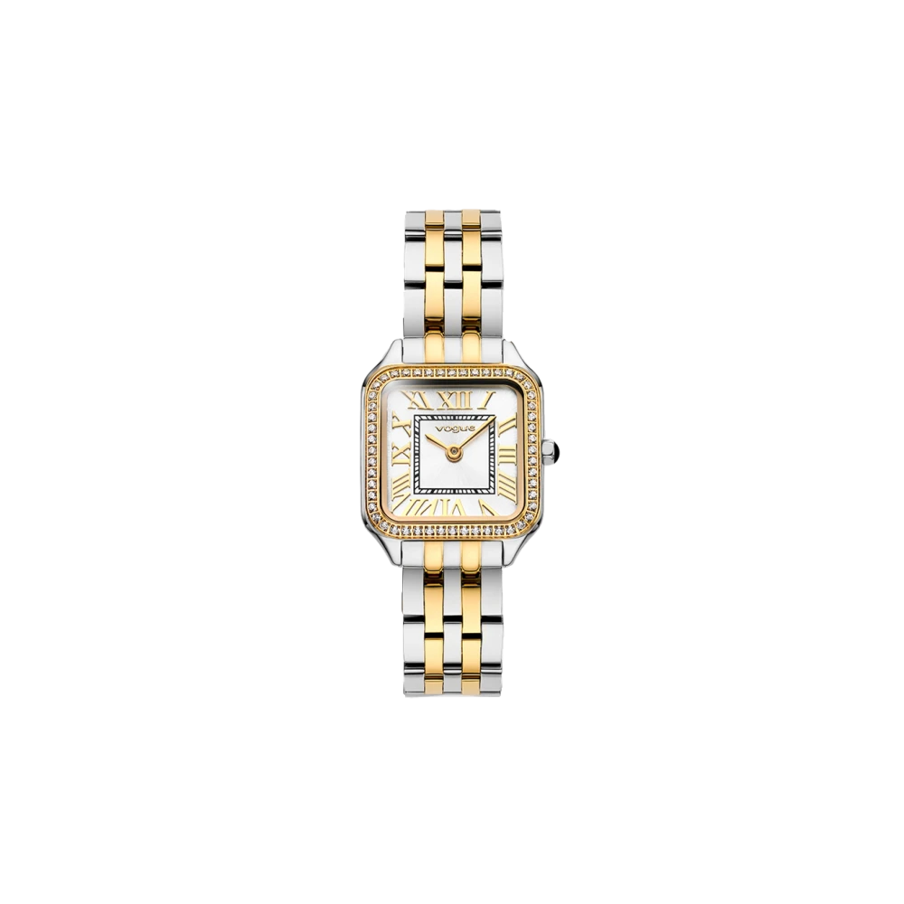 VOGUE Victoria με Μπρασελέ Δύο Τόνων από Ανοξείδωτο Ατσάλι με Ζιργκόν 2020615561