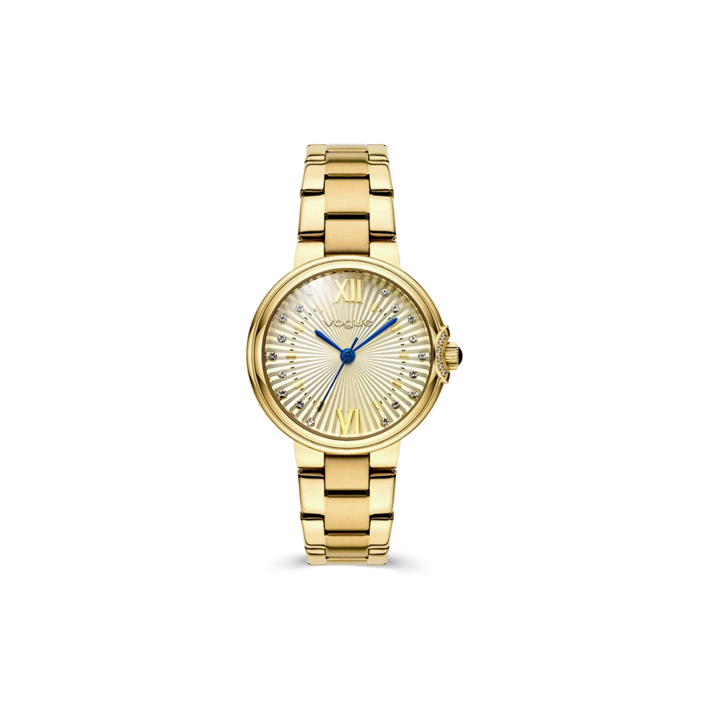 VOGUE Carmen Mini με Χρυσό Μπρασελέ από Ανοξείδωτο Ατσάλι με Ζιργκόν 2020616042