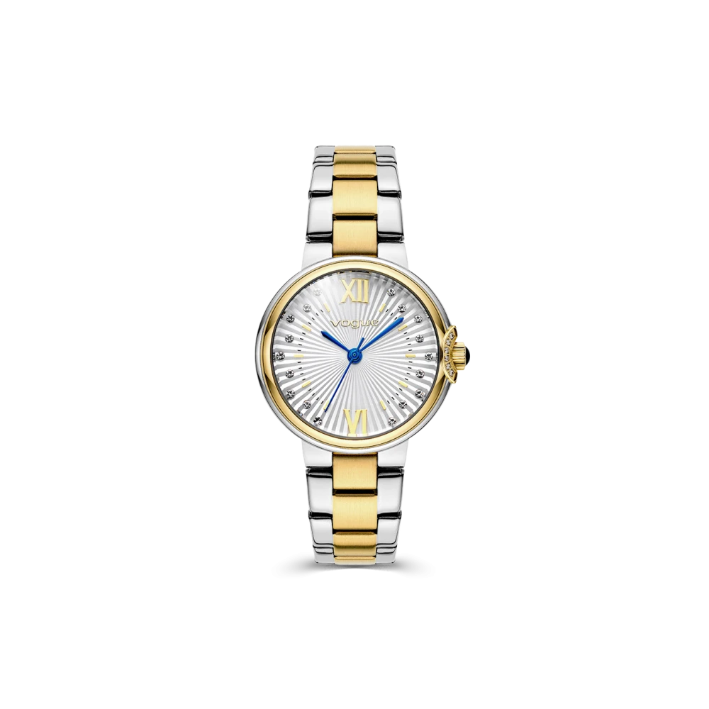 VOGUE Carmen Mini με Μπρασελέ Δύο Τόνων από Ανοξείδωτο Ατσάλι με Ζιργκόν 2020616061