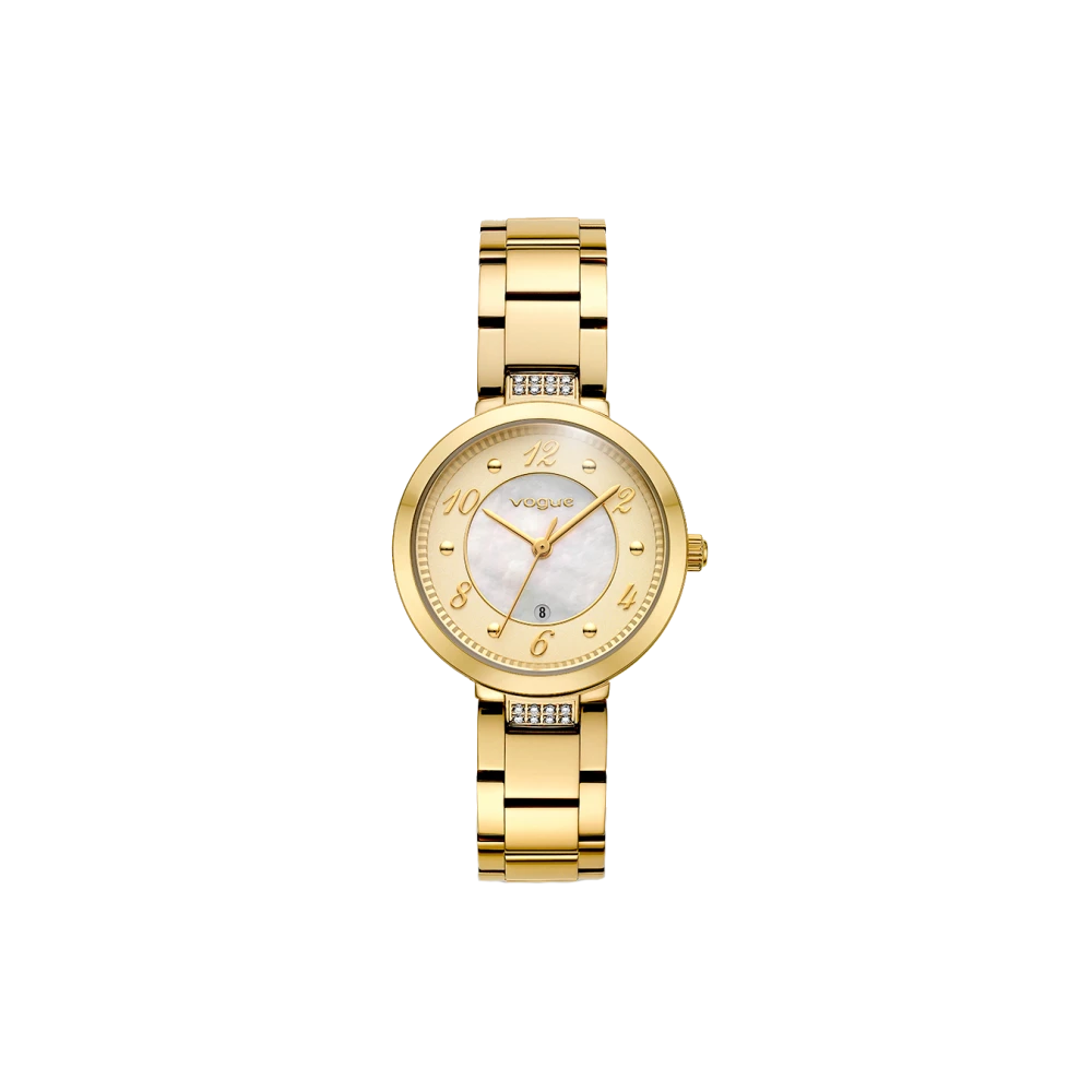 VOGUE Zoe με Χρυσό Μπρασελέ από Ανοξείδωτο Ατσάλι 2020616441