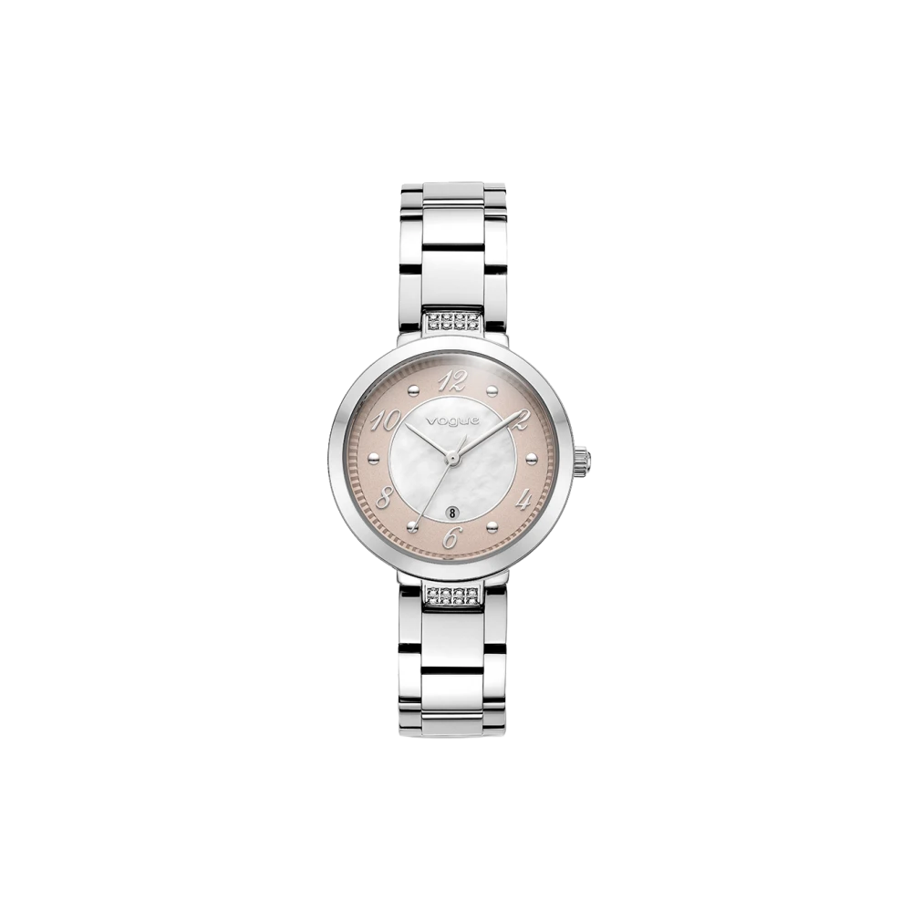 VOGUE Zoe με Ασημί Μπρασελέ από Ανοξείδωτο Ατσάλι 2020616482