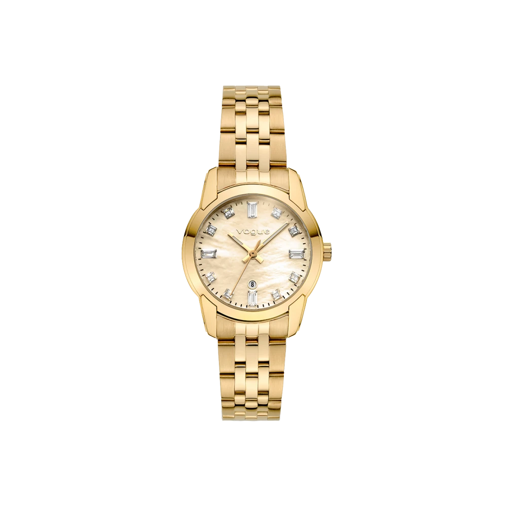 VOGUE Lydia με Χρυσό Μπρασελέ από Ανοξείδωτο Ατσάλι και Ζιργκόν 2020616541