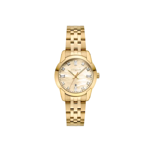 VOGUE Lydia με Χρυσό Μπρασελέ από Ανοξείδωτο Ατσάλι και Ζιργκόν 2020616541