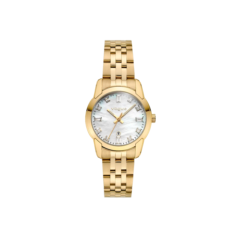 VOGUE Lydia με Χρυσό Μπρασελέ από Ανοξείδωτο Ατσάλι και Ζιργκόν 2020616542