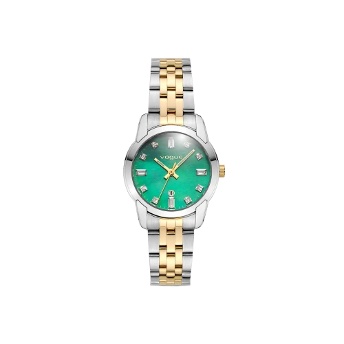 VOGUE Lydia με Μπρασελέ Δύο Τόνων από Ανοξείδωτο Ατσάλι με Ζιργκόν 2020616562