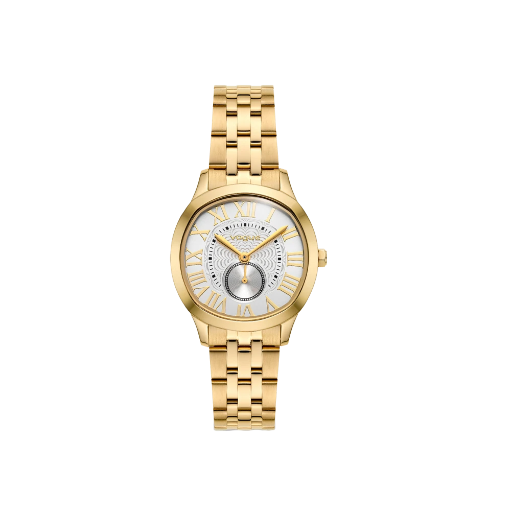 VOGUE Yvonne με Χρυσό Μπρασελέ από Ανοξείδωτο Ατσάλι 2020616741