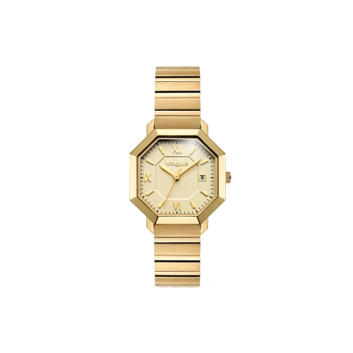 VOGUE Ines με Χρυσό Μπρασελέ από Ανοξείδωτο Ατσάλι με Ζιργκόν 2020616941