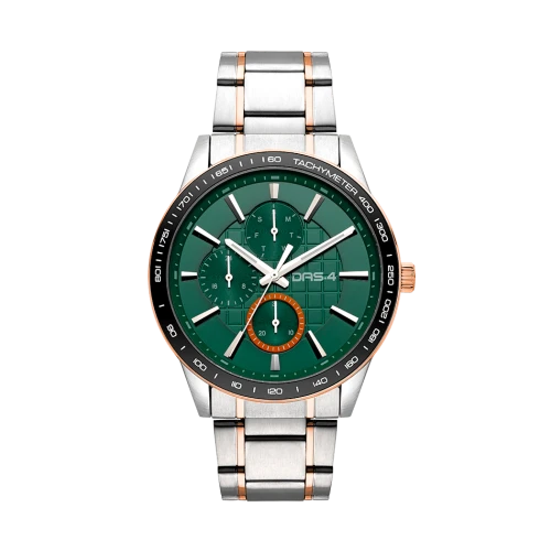 DAS.4 Ανδρικό Αναλογικό Ρολόι με Δίχρωμο Μπρασελ΄έ 2031350271