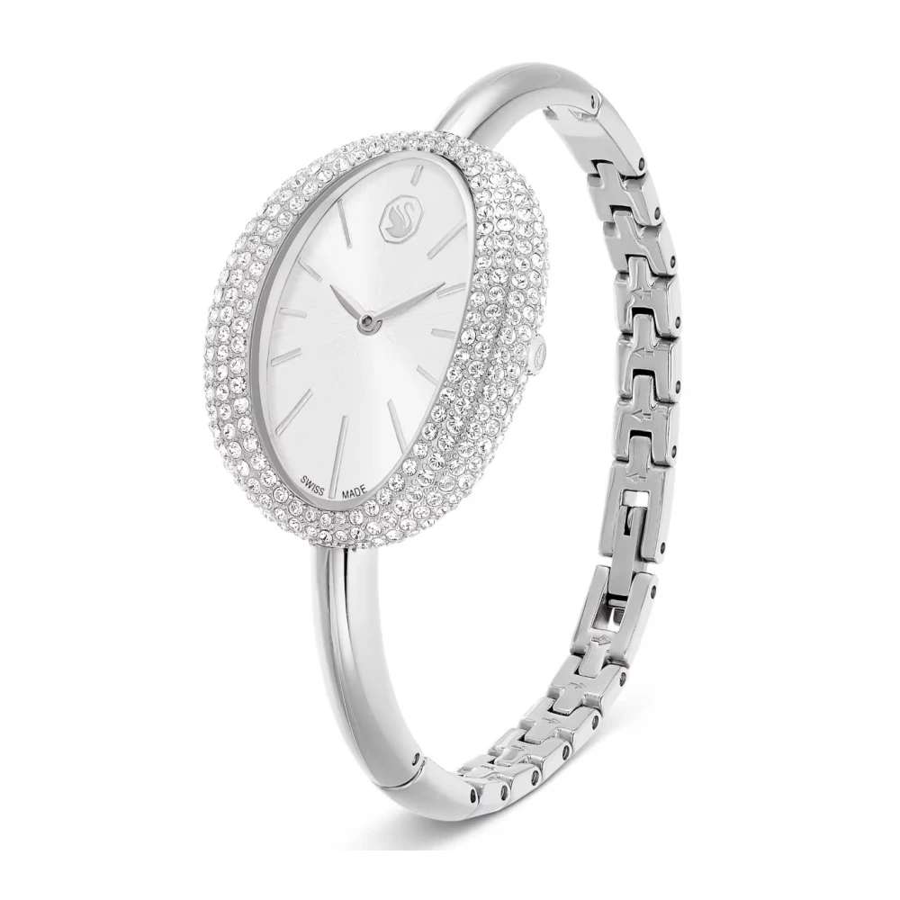 SWAROVSKI Imber Bangle Eλβετικής κατασκευής, Μπρασελέ από Ανοξείδωτο Ατσάλι, Ασημί τόνος, 5705419