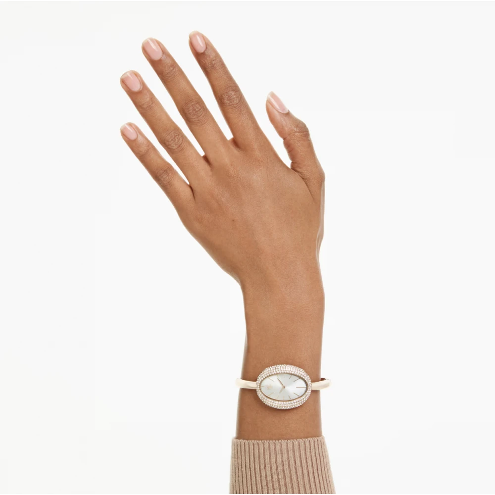 SWAROVSKI Imber Bangle Eλβετικής κατασκευής, Μπρασελέ από Ανοξείδωτο Ατσάλι, Χρυσός τόνος, 5716108