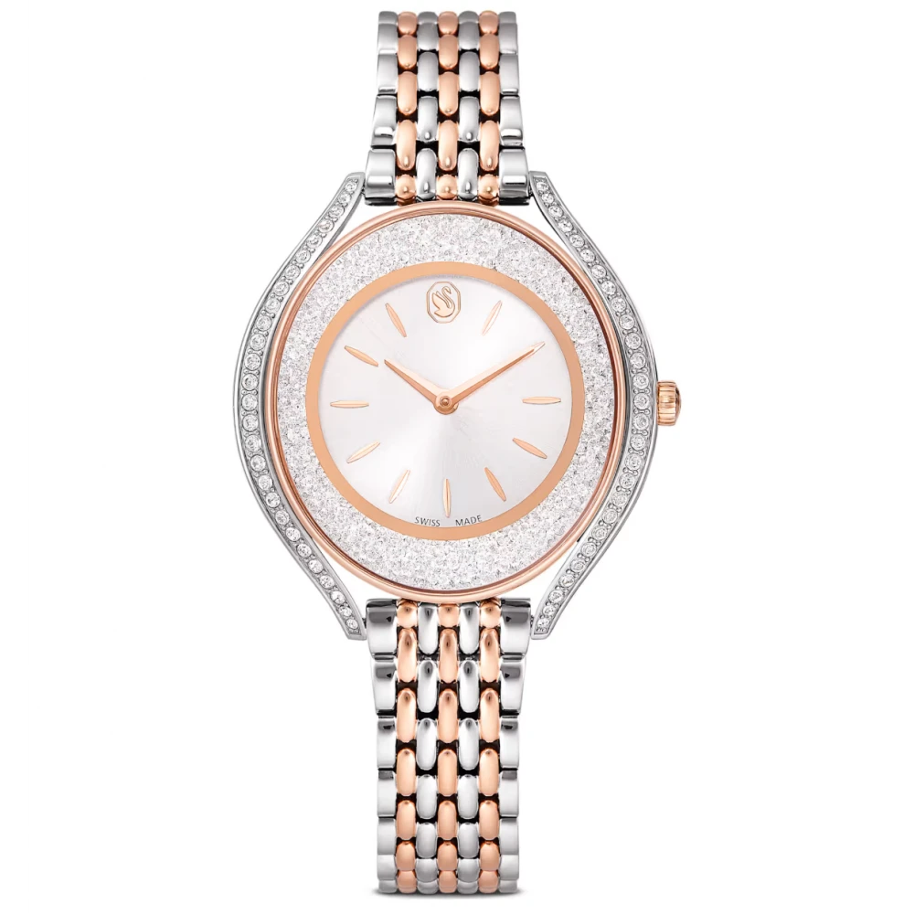 SWAROVSKI Crystalline Aura Ελβετικής κατασκευής με Μεταλλικό Μπρασελέ Δύο Τόνων 5730162
