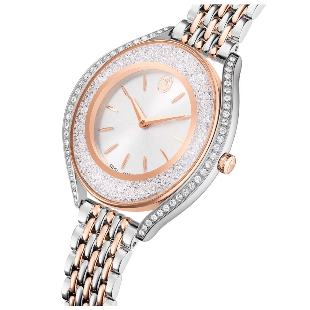 SWAROVSKI Crystalline Aura Ελβετικής κατασκευής με Μεταλλικό Μπρασελέ Δύο Τόνων 5730162